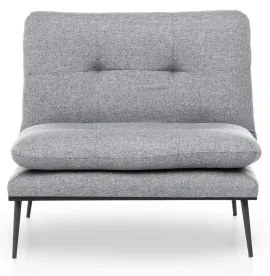 Rozkladacie kreslo SPEAKY sivé