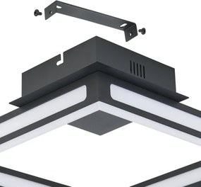 Eglo 99787 - LED Stropné svietidlo ALTAFLOR LED/11,2W/230V čierna