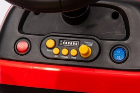 LEAN CARS Elektrický traktor BBH-030 červený