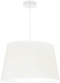 Závesné svietidlo Gaja, 1x krémové textilné tienidlo, (fi 44cm), w