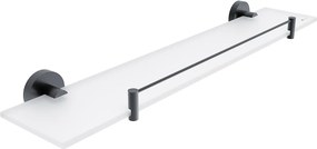Nimco Polica s ohrádkou, 60 cm UNIX ČIERNA - UNC 13091BX-60-90