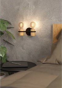 Eglo 43542 - Nástenné svietidlo CHIEVELEY 2xE27/40W/230V
