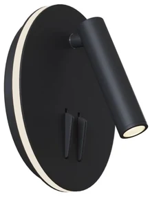 Maytoni C176-WL-01-6W-B - LED Nástenné bodové svietidlo IOS LED/9W/230V čierna W4105