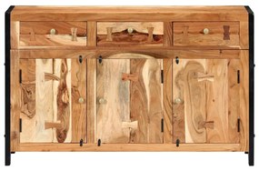 vidaXL Komoda 120x35x75 cm, akáciový masív