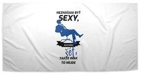Sablio Uterák Neznášam byť sexy, ale som šéf - 30x50 cm