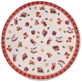 Červený okrúhly koberec s vianočným motívom ø 150 cm Red Christmas – Villeroy&amp;Boch