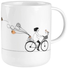 räder Porcelánový hrnček Ride a Bike 350 ml