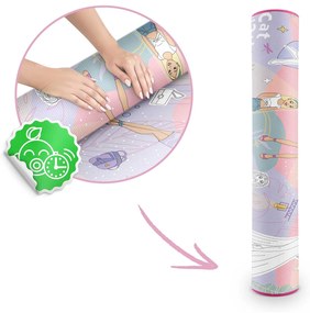 Rolovaná penová podložka na vyfarbovanie 120 x 90 x 0,3 cm Ricokids RK-344