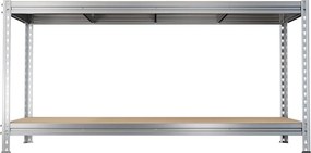 Pracovný stôl s DTD, nosnosť 480 kg, BULLRACK RIVET PRO