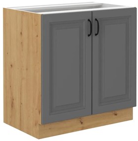 Kuchynská skrinka Stilo dustgrey/artisan 80d 2f bb