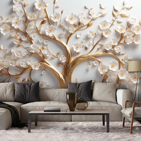 Gario Fototapeta Nádherný zlatý strom Materiál: Vliesová, Rozmery: 200 x 140 cm