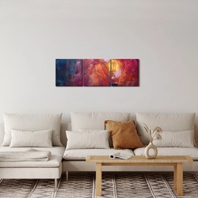 Obraz - Nápad (s hodinami) (90x30 cm)