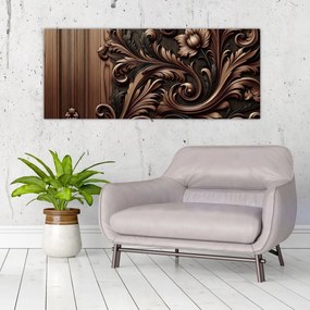 Obraz - Vzor z dreva (120x50 cm)