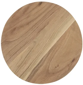 Okrúhla drevená doska ACACIA WOOD na nožičkách 30 cm