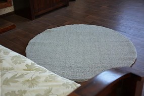 Koberec Micro fiber soft shaggy strieborný