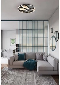 Searchlight 81100-39BK - LED stmievateľné stropné svietidlo ZENDISC LED/20W/230V 3000K priemer 39 cm