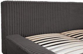 ČALÚNENÁ POSTEĽ SANTI 160x200 VITO 18 ŠEDÁ