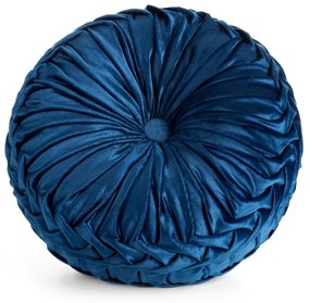 Dekorstudio Okrúhly vankúš VELVET95 v granátovej farbe - priemer 40cm