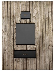 Čierny kovový stojan s lavicou A-Bench – Zone