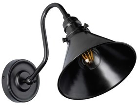 Elstead PV1-OB - Nástenné svietidlo PROVENCE 1xE27/60W/230V čierna
