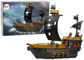 LEAN TOYS Stavebnica Pirátska loď - 1288 kusov