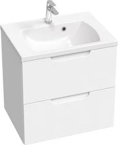 Ravak Classic II kúpeľňová skrinka pod umývadlo 70x58,5x45 cm v šedej farbe lesk X000001479