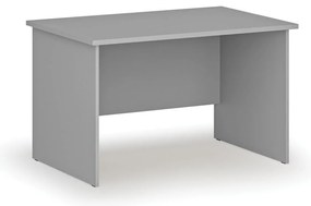 Kancelársky písací stôl PRIMO GRAY, 120x80 cm, sivá