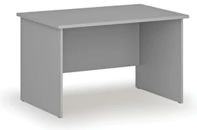 Kancelársky písací stôl PRIMO GRAY, 120x80 cm, sivá