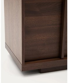 Hnedá komoda v dekore orecha 200x80x45 cm Onix – Kave Home