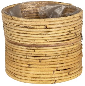 Oválny košík Alma z bambusových tyčiek - Ø 21 * 17 cm