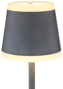 Globo 58433G - LED Stmievateľná stolná lampa RIDLEY LED/4,6W/3,7V 3000K šedá