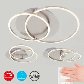 LED stmievateľné stropné svietidlo LED/28W/230V 3000K matný chróm