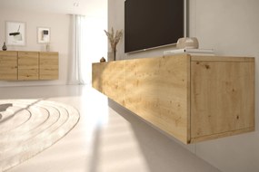 Závesný TV stolík Dallas 160 cm dub Artisan