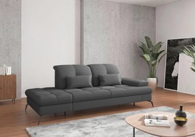 XXXLutz LEŇOŠKA, textil, tmavosivá Sit & More - Online Only obývacie izby - 000144009684