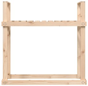 Stojan na palivové drevo 110x35x108,5 cm masívna borovica