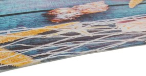 Protišmyková 3D predložka More, 60x180, modrá, kúpeľňa, Apextextil