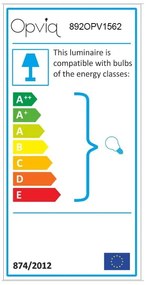 Čierne závesné svietidlo pre 3 žiarovky Opviq lights Elmas