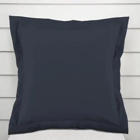 Biante Dekoračná obliečka na vankúš s lemom Rongo RG-066 Tmavo sivá 60 x 60 cm