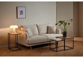 Sada konferenčných stolíkov SARON 2 ks dub/čierna