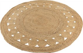 TA Koberec 1464 HNEDÁ OKRÚHLA JUTA Rozmer: 160x160 cm