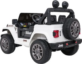 Elektrické autíčko Jeep Wrangler Rubicon LIFT biele
