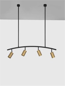 LED luster Pogno 965 čierne