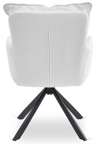 Otočná stolička MAGNUS krémová