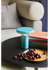 Modrá LED stmievateľná stolová lampa (výška 20 cm) BringMe – Hübsch