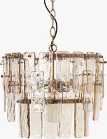 Veľké závesné svietidlo zo skla Cersei