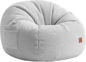 Sedací vak s podnožkou COMFY 3.0 sivý
