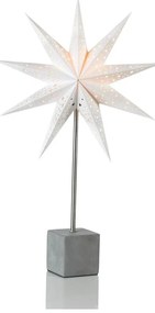 Biela vianočná svetelná dekorácia Hård – Markslöjd