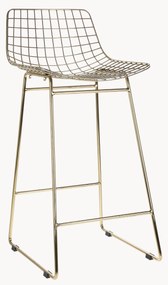 Kovové vysoké stoličky Wire, 2 ks