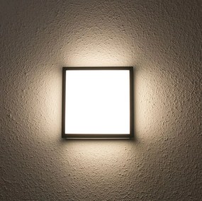 McLED Vonkajšie LED nástenné osvetlenie CHARON, 14W, 4000K, IP65, čierne