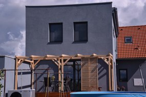 Drevený slnolam - bočné tienenie pre terasu, pergolu Rozmery (cm): 50 x 5,5, v. 100